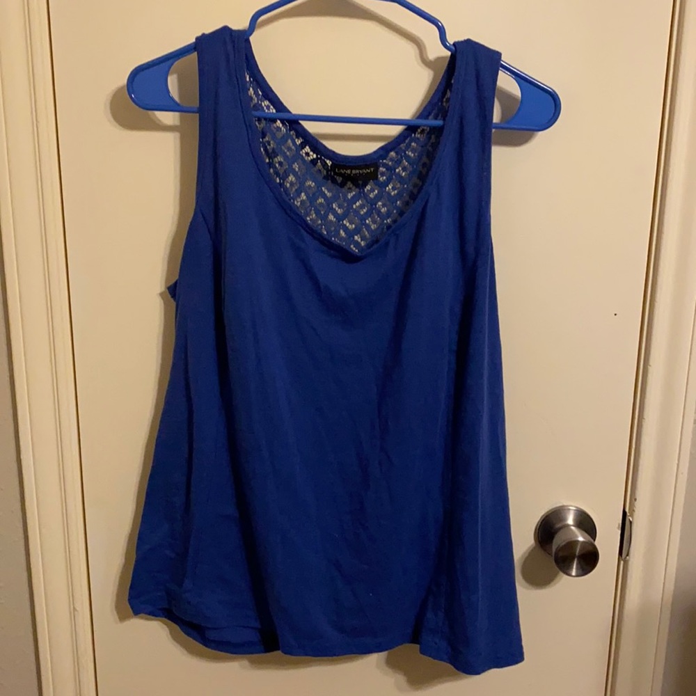 Lane Bryant Lace Back Tank Top